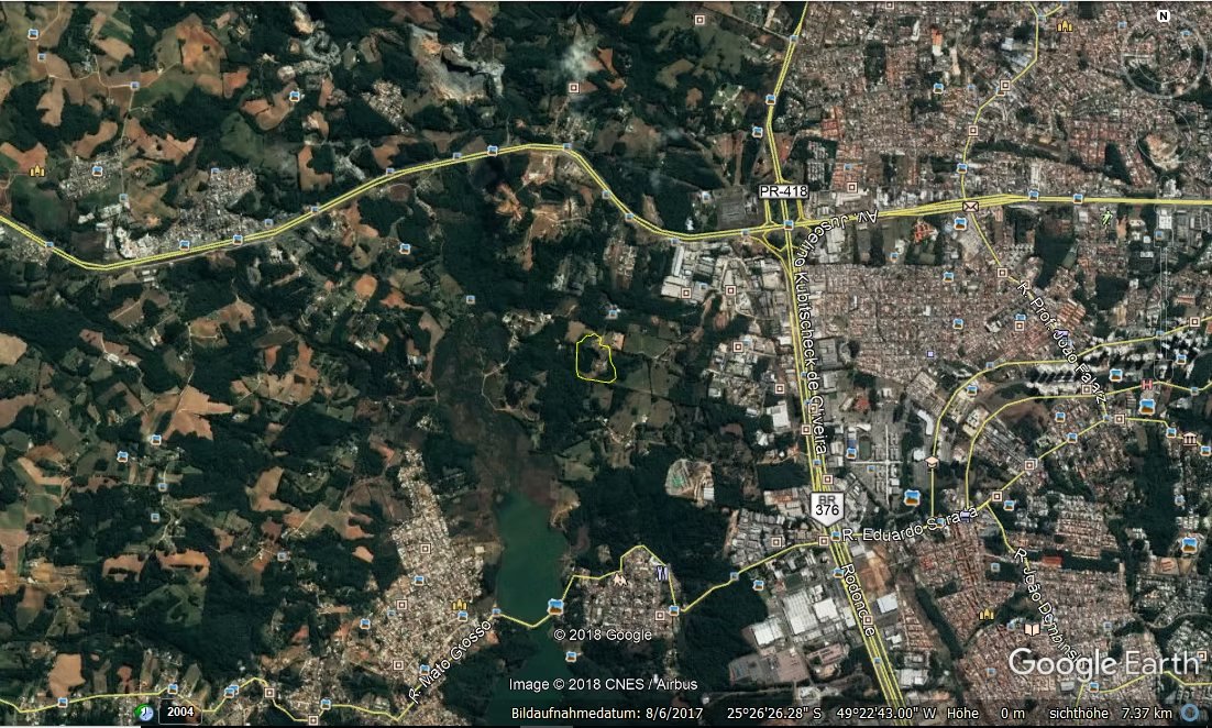 Lote nº 8, Colónia Rivière — vista actual